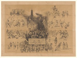 ライデン大学創立 300 周年のマスカレード 作： Jan Mesker