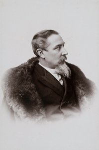 画家Henryk Siemiradzki 1843-1902、1893年の肖像。 作： Jan Mieczkowski