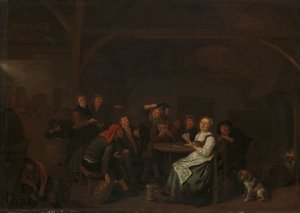 カードの不正行為 作： Jan Miense Molenaer