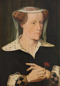 バイエルンのヤコバ、オランダとジーランドの伯爵夫人 作： Jan Mostaert