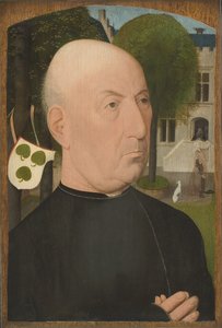 ヤコブ・ヤンス・ファン・デル・メールの肖像 (?) 作： Jan Mostaert