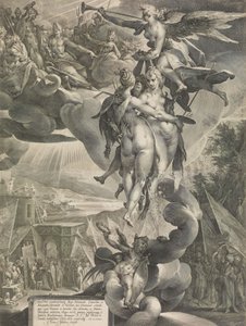 芸術の神格化、カリフォルニア州。 1619年。 作： Jan Muller