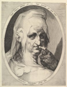 ハルポクラテス、哲学者、1611年頃。 作： Jan Muller
