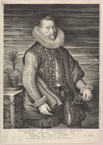 アルバートの肖像、オーストリア大公、オランダ南部の君主、1615年。 作： Jan Muller
