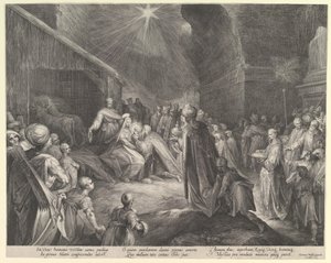 賢者の崇拝、ca。 1626年。 作： Jan Muller