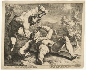カイン・キリング・アベル 作： Jan Muller, after Cornelis Cornelisz van Haarlem