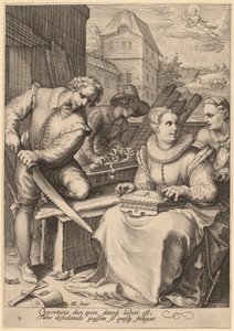 一 作： Jan Pietersz Saenredam, after Hendrik Goltzius