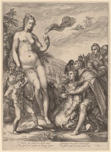 金星のカルト 作： Jan Pietersz Saenredam, after Hendrik Goltzius