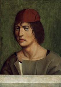 若い男の肖像（自画像） 作： Jan Polack
