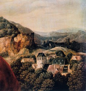 聖ジェローム、詳細、1543。 作： Jan Sanders van Hemessen