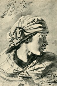 17世紀半ばの後半、1943年の若い女性の頭。 作： Jan Siberechts