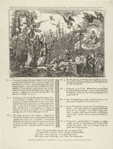 1747年、ウィリアム4世の共和国総督への任命に関する寓話 (...) ウィレム・カレル・ヘンリック・フリソ (...) を市長、キャプテン、および 作： Jan Smit (II)