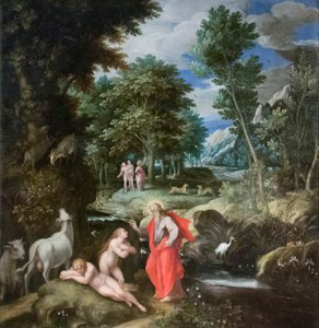 イヴの創造 1586-89年頃 油彩・カンヴァス 作： Jan Soens