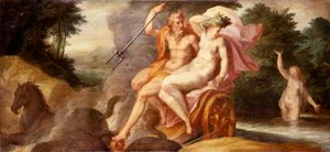 プロセルピナの凌辱（Ratto di Proserpina）、ヤン・ソーンス作、別名フラミッシュ、16世紀末 作： Jan Soens