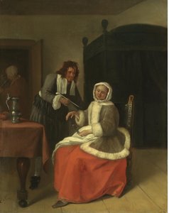 ラヴァーズ・アット・ワイン 作： Jan Steen
