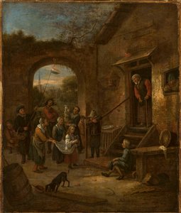 五月祭（施し物集め） 作： Jan Steen