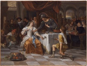 アンソニーとクレオパトラの宴 作： Jan Steen