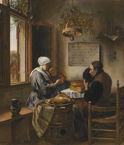 食事の前の祈り 作： Jan Steen