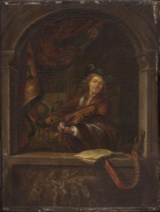ヴァイオリニスト 作： Jan Steen