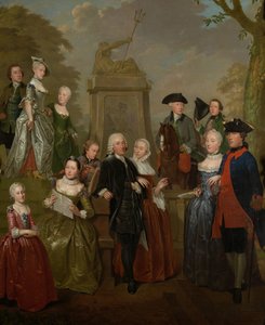 Theodorus Bisdom van Vliet と彼の家族の肖像 Theodorus Bisdom van Vliet と彼の家族の肖像 作： Jan Stolker