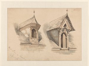 ニュルンベルクの 2 つの屋根窓 作： Jan Striening