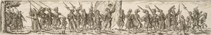 軍服、中央は旗手 作： Jan Theodor de Bry
