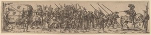 軍曹と手荷物列車 作： Jan Theodor de Bry after Barthel Beham