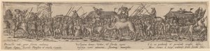 陸軍列車と死 作： Jan Theodor de Bry after Erhard Schön