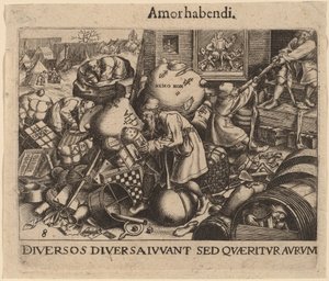 エブリマン 作： Jan Theodor de Bry after Pieter Bruegel the Elder