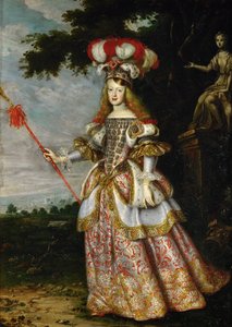 マルガリータテレサ、スペインのインファンタ1651-1673、劇場用衣装、1667年 作： Jan Thomas