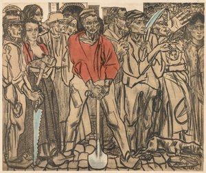 労働者のグループ 作： Jan Toorop