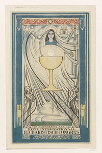 国際聖体会議のポスター、1924年（シリーズタイトル） 作： Jan Toorop