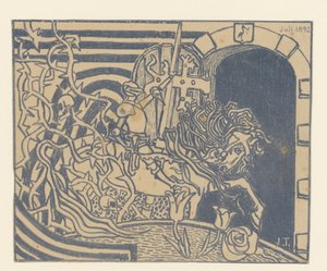 馬に乗った騎士のカタログ表紙 作： Jan Toorop