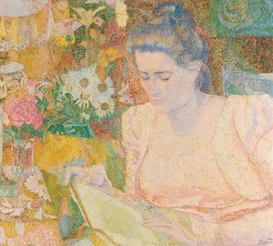 マリー・ジャンネット・ド・ランゲ夫人の肖像 マリー・ジャネット・ド・ランゲの肖像 作： Jan Toorop