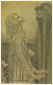パニス・アンジェリカスのスケッチ 作： Jan Toorop