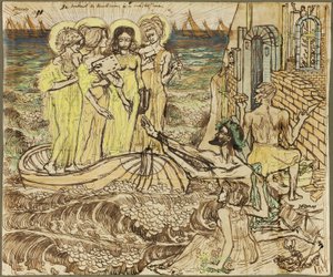 建築における芸術のミューズたちの到来 作： Jan Toorop