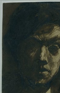 画家ヤン・トゥーロップの自画像 作： Jan Toorop