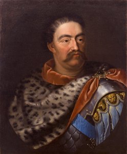 ジョンIIIソビエスキー1629-1696、ポーランド国王、リトアニア大公の肖像 作： Jan Tricius