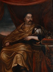 ジョンIIIソビエスキー1629-1696、ポーランド国王、リトアニア大公の肖像 作： Jan Tricius