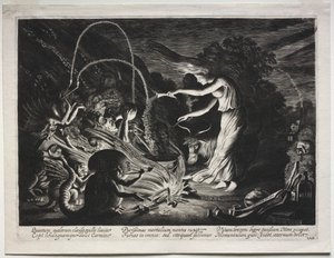 魔女の夜の作品、1626年。 作： Jan Van de Velde