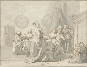 売春宿の放蕩息子 作： Jan Verkolje (I)