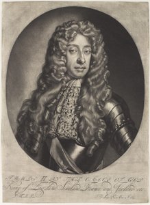 「イギリス、スコットランド、フランス、アイルランドなどの神の恵みによるジェームズ2世」、1685年頃 作： Jan Verkolje
