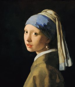 真珠を持つ少女 作： Jan Vermeer van Delft