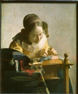 レースメーカー 作： Jan Vermeer van Delft