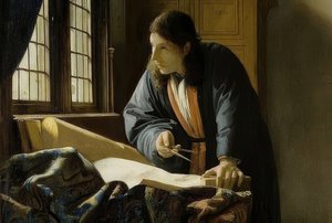 地理学者（詳細）。 1669 作： Jan Vermeer van Delft