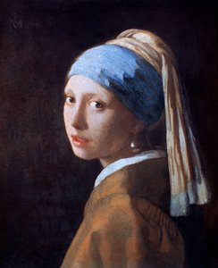 真珠の耳飾りの少女、c1665 作： Jan Vermeer van Delft