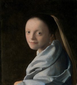 若い女性の肖像、1663-65年