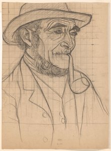 パイプを持った農夫、右側 作： Jan Veth