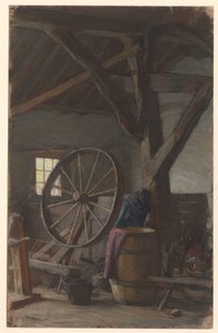 納屋の内部 作： Jan Veth