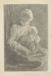 子供を持つ母 作： Jan Veth